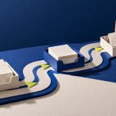 Automatización de procesos — imagen editorial ilustrativa
